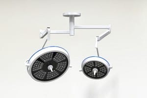 Professional China Single Dome Led Ceiling Mount Surgical Shadowless Operating Lamp