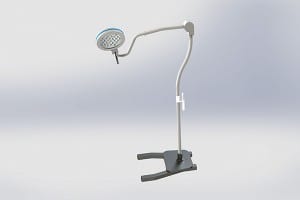 Competitive Price for Floor Stand Patient Surgical Operating Theatre Overhead Urgent Care Clinic Led Examination Light Lamp