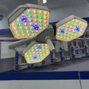 CE ISO FDA approved Beautiful Double dome led curing light surgical room lights on Ceiling