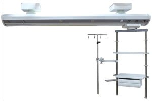 IOS Certificate Ag-18c-22 Fixed Rotary Hospital Surgical Ot Medical Unit Icu Ceiling Pendant System