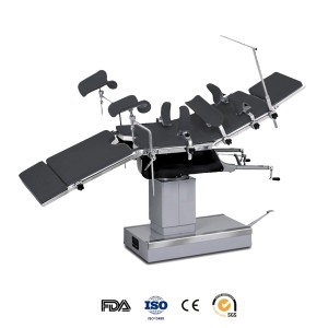 X-raying Tabletop Examination Bed Manual Hydraulic Operating Table