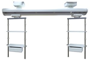 Good quality Zhenghua Medical Hospital Console With Monitor And Bracket