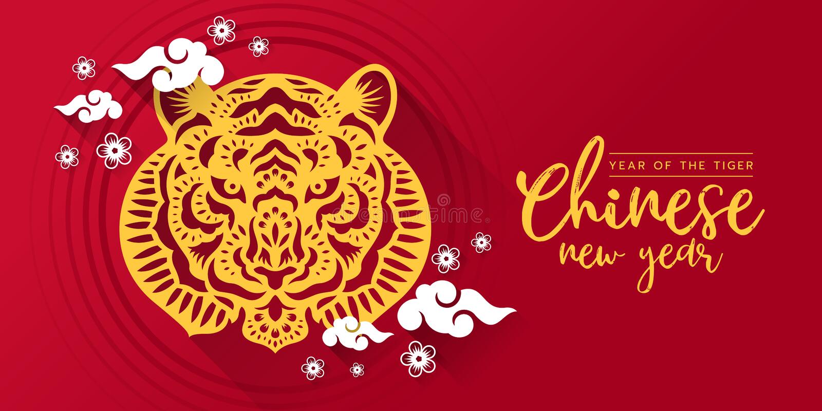 chinese-new-year-year-tiger-gold-paper-cutting-head-tiger-zodiac-sign-white-clude-flower-red-background-203095931