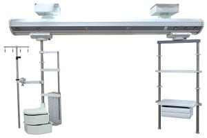 Manufactur standard Medical Pendant Ceiling Mounted Rail System Icu Pendant
