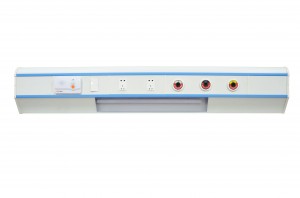 High-strength aluminum alloy Customized Medical Gases and Electrical Supply horizontal equipped bed head unit