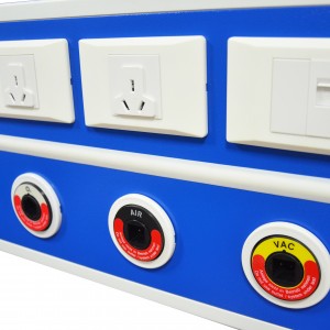 BHU Medical Gas Hospital Furnitures Bed Head Unit