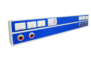 Modular ICU ward hospital console