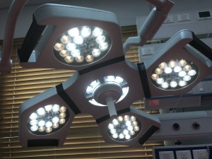 Ceiling Mounted LED shadowless operation lamp